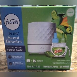 Febreze Plug Diffuser with Gain Oil Refill White